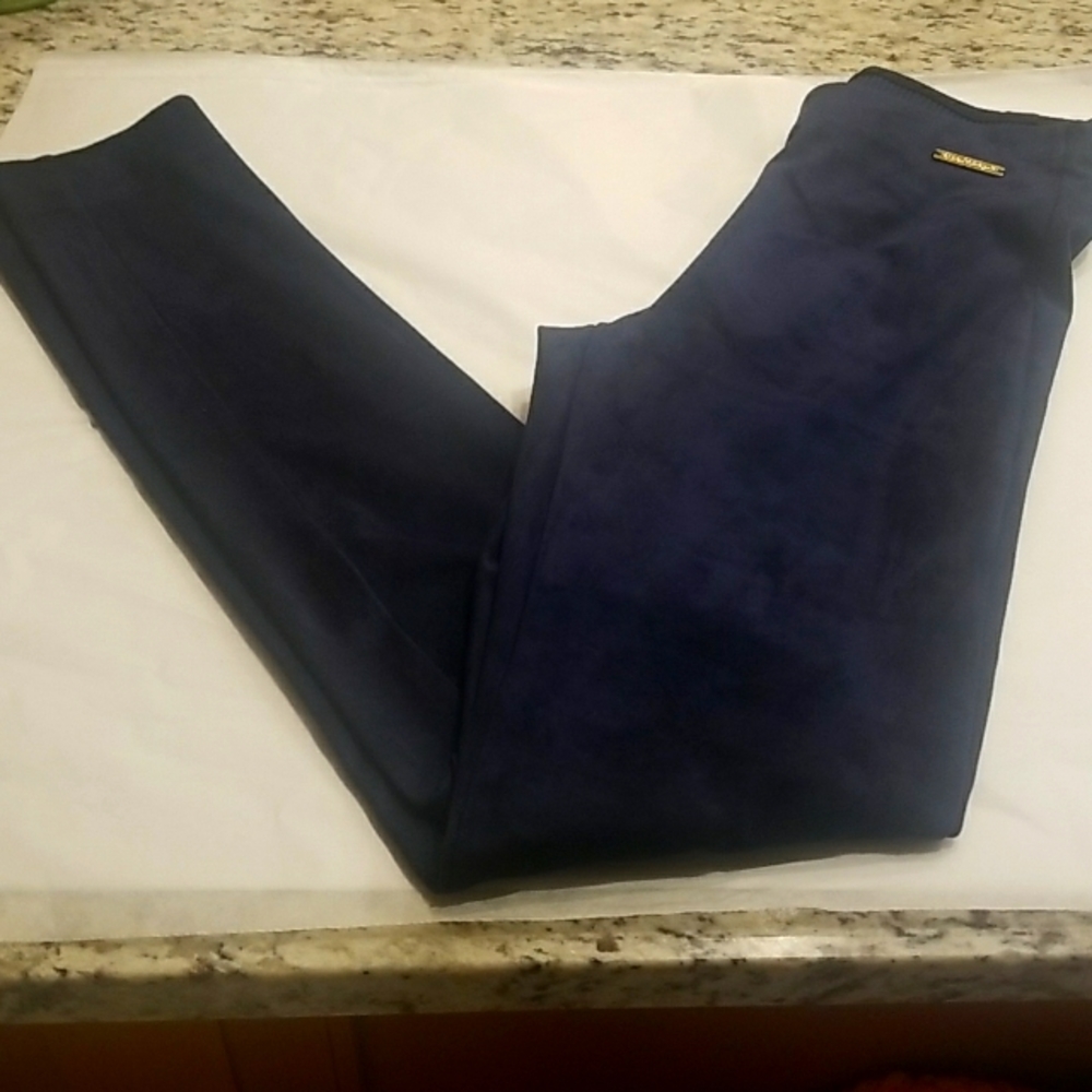 New Navy Faux Suede leggings Lilly Pulitzer